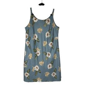 NEW Tropical‎ Ease Hawaiian Floral Shift Dress Size L Beachy Chic, Casual, Aloha